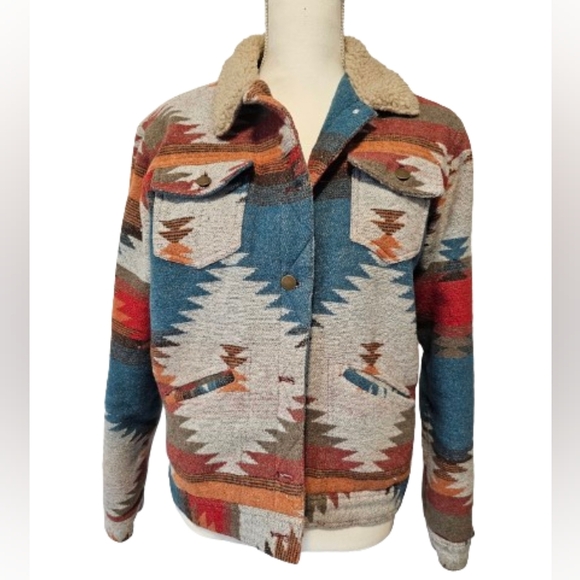 Cowgirl Legend Jackets & Blazers - Cowgirl Legend Aztec Western Design Jacket Women's Size XL